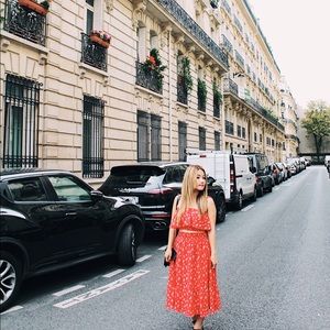 Abercrombie & Fitch red two piece set